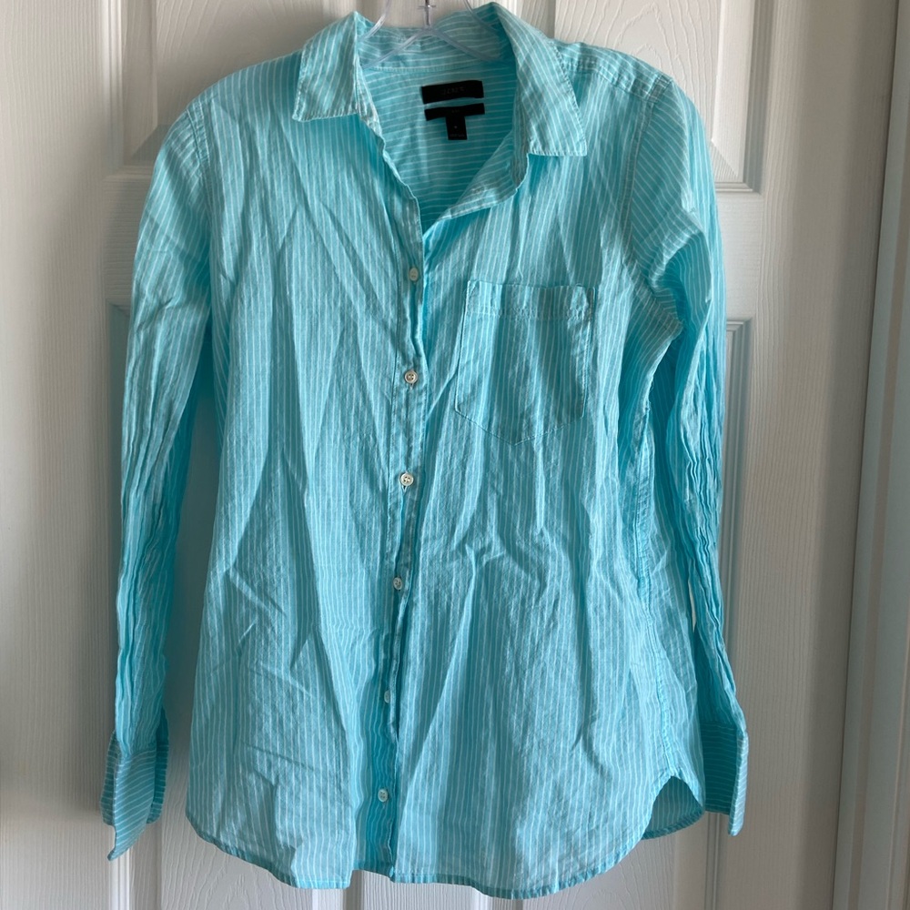 J. Crew boy-cut lightweight button-down